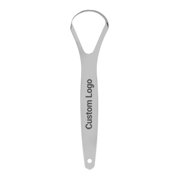 Oral Hygiene Tongue Cleaning Stainless Steel Tongue Cleaner For Fresher Breath Tongue Scraper