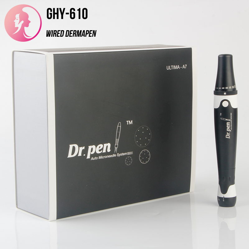 Wired Dermapen Powerful Ultima dr pen A7 Microneedle Meso pen with 12 pin needles