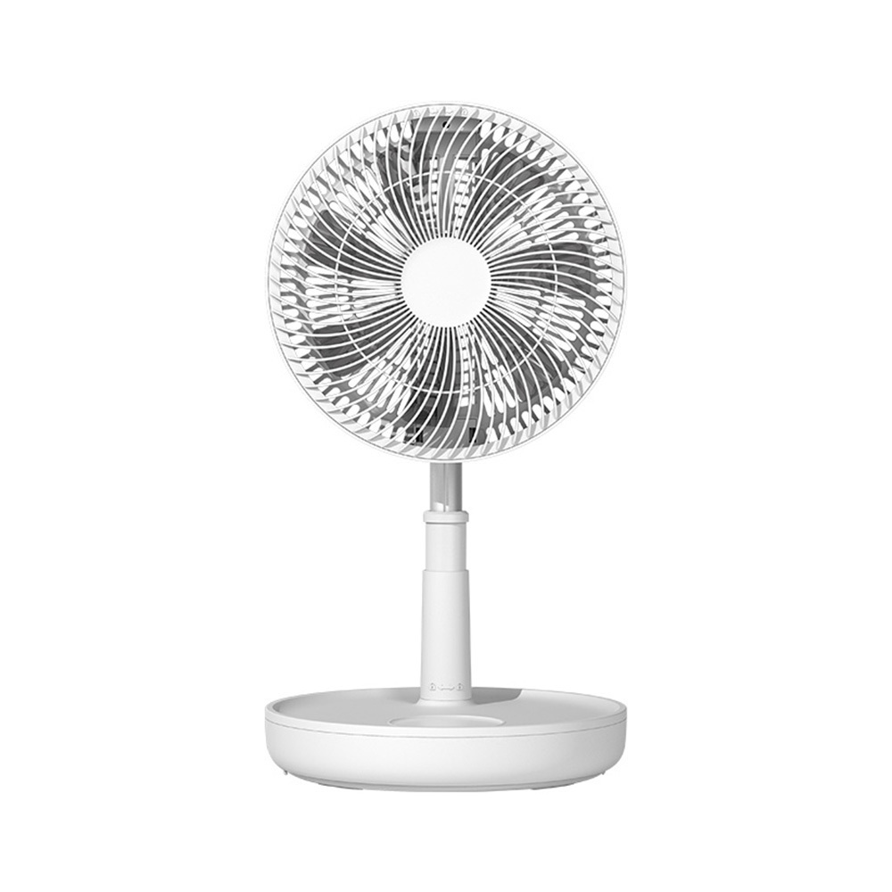 Portable Foldaway Fan Rechargeable Desk Height Adjustment Battery Operated Oscillating Fan for Home Camping Tent Travel 10 Table