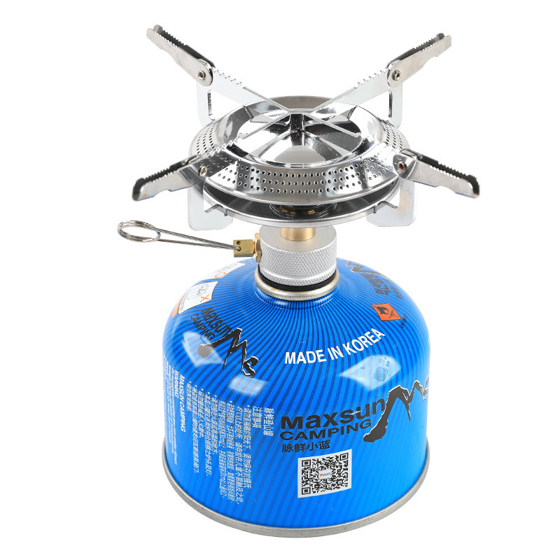 GoalFit 2024 Outdoor Camping Accessories Camping Stove Mini Ultralight Folding Gas Stove