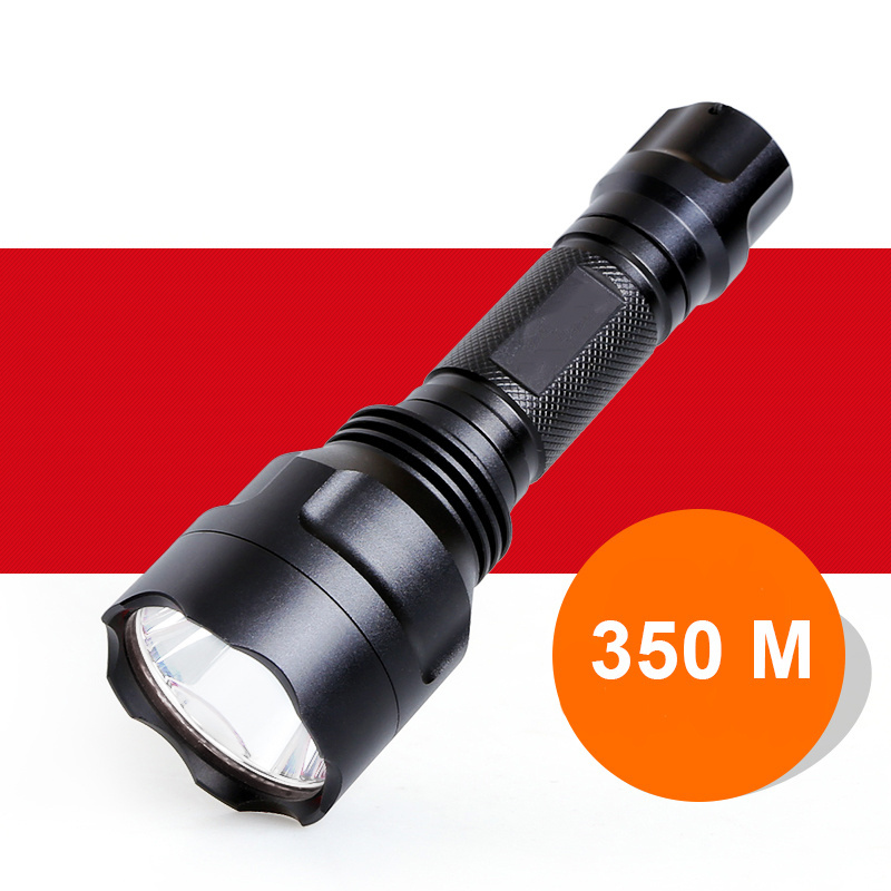 1000M Long Range Led Tactical 10000 Lumen Flashlight Switch