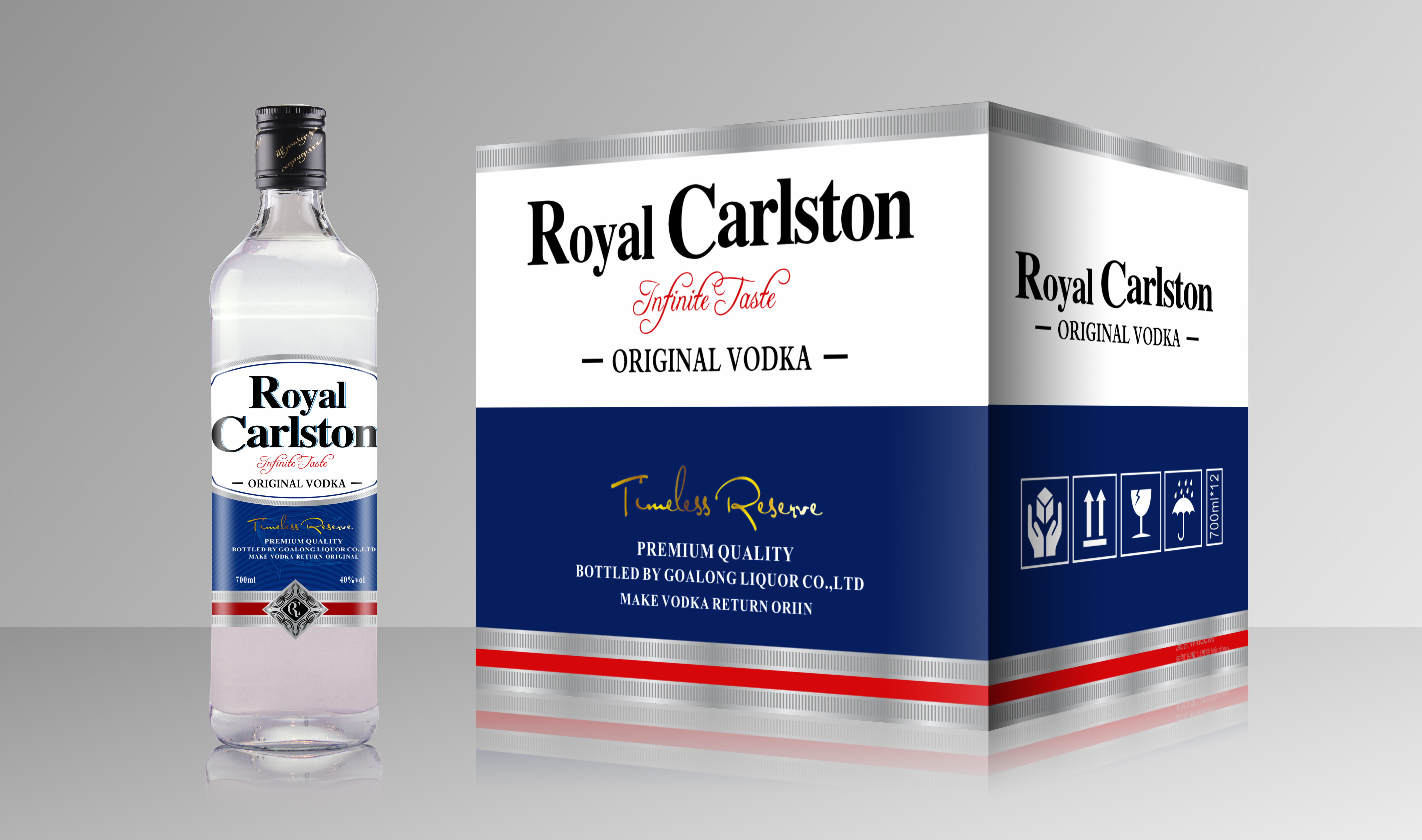 OEM Own Private Label Low Price Bottles Importer Supplier Producer Fashion White spirit Vodka  For Alcoholic Beverages