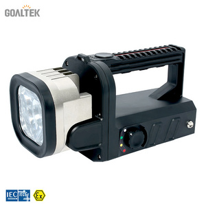 ATEX/ IECEx approved portable lighting LED Rechargeable torch explosion-proof flashlight