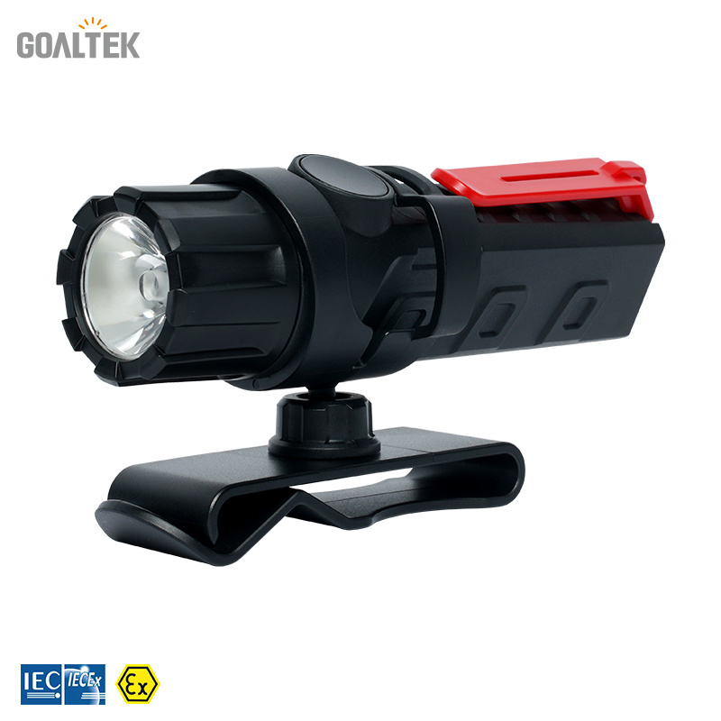 ExMP31N Goaltek 200 lm -40 +55 LED Torch flashlight Black, Red -dry battery 3X1.5V