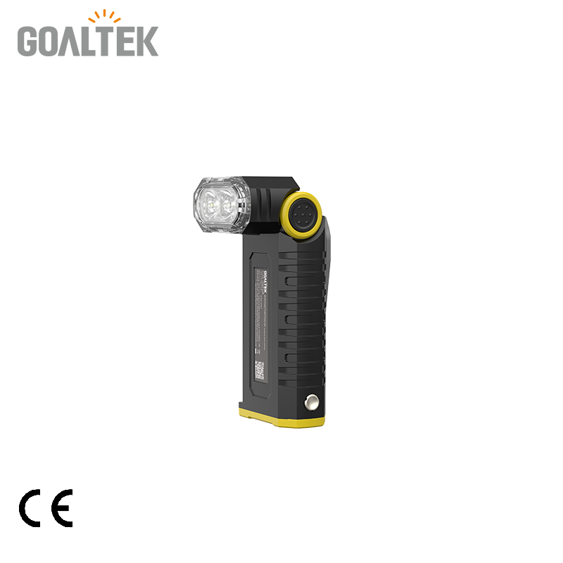 CE industrial LED Rechargeable Right Angle Torch INMP32R with Pocket Clip and Belt Clip