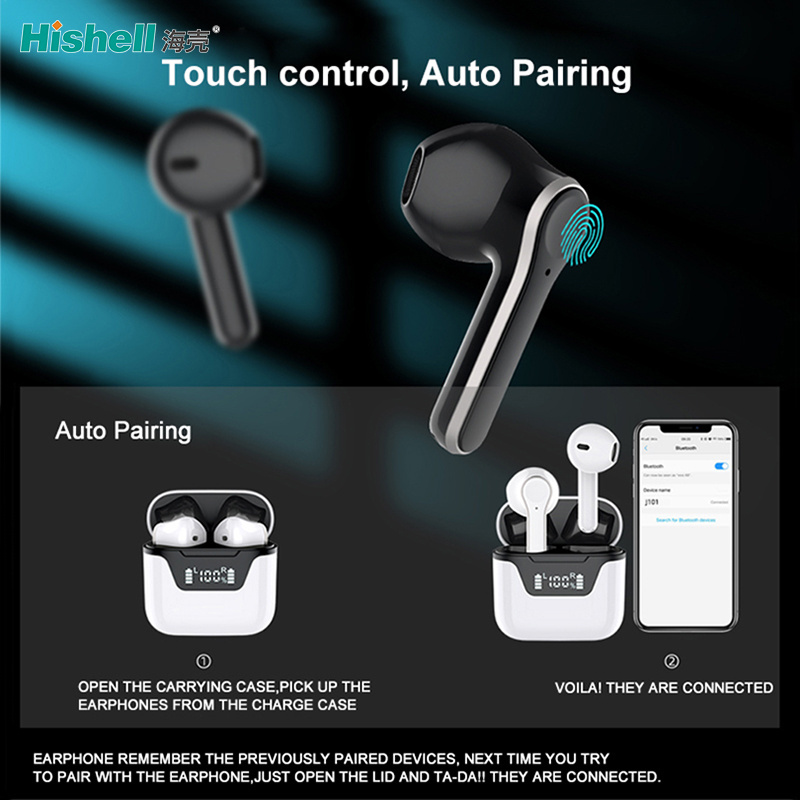 Wireless Earphone Translator Earbuds J101 Tws Headphones Multilingual Translated Into 144 Languages Earphone Translator