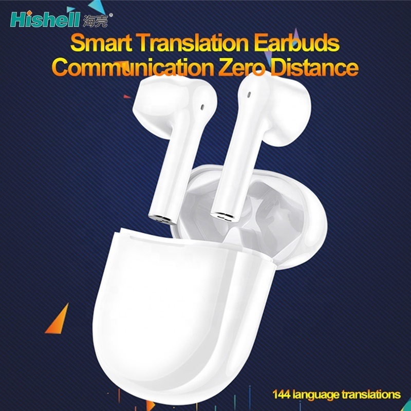 Real-time Speech to Text Voice 144 Languages Simultaneous Interpretation Translator Earbuds