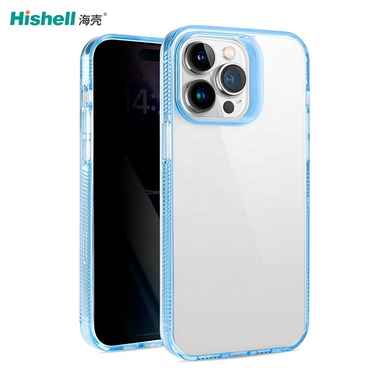 Clear Colorful Soft TPU and PC Case For iPhone 14 14 Pro Max Transparent Phone Case Mobile Covers