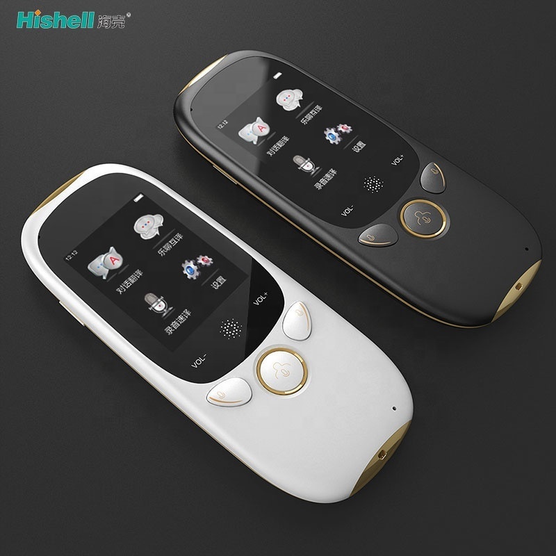 Smart Offline Language Translator Device, Delicacy Portable Instant Voice Translator Two Way WiFi 2.0inch HD Touch Screen