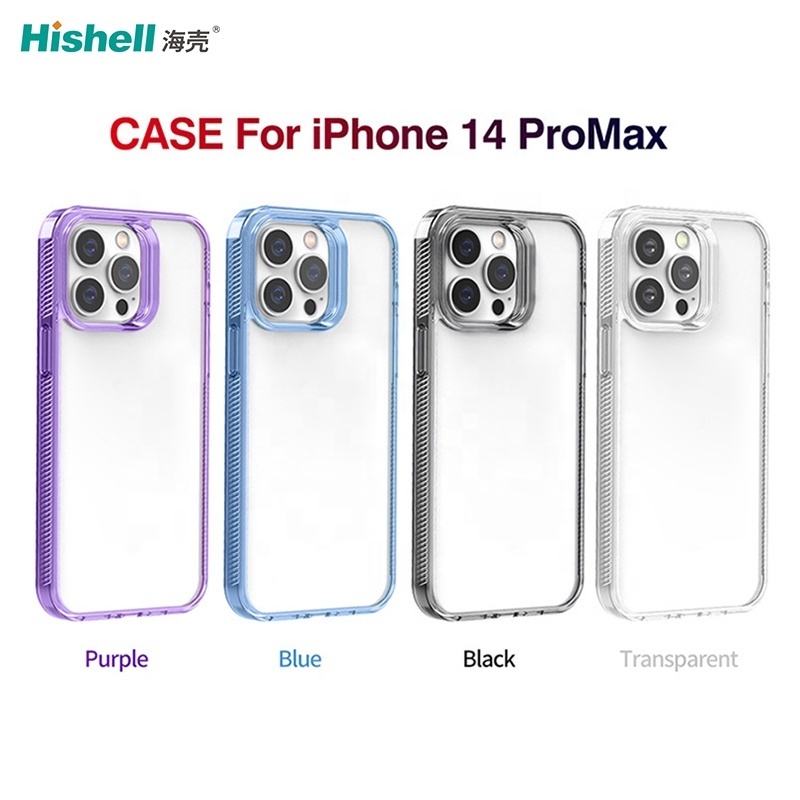 Clear Colorful Soft TPU and PC Case For iPhone 14 14 Pro Max Transparent Phone Case Mobile Covers