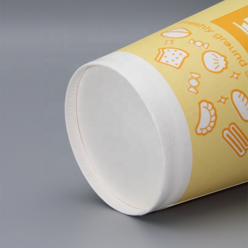 custom disposable cup lid paper 6 8 910 12 16 20 22ounces cardboard  paper coffee cups biodegradable cup holder