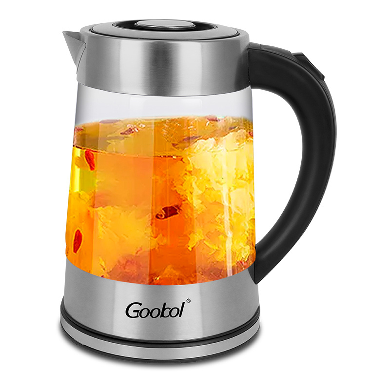 wholesale 1.7L cordless electric glass kettle High quality home appliance prices  kettle electric