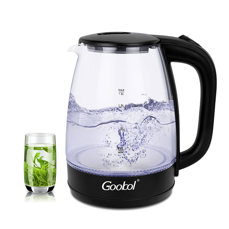 New design electric kettle glass kettle keep warm smart kitchen appliances health pot electric brew kettle