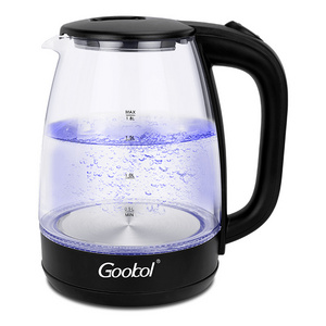 New design electric kettle glass kettle keep warm smart kitchen appliances health pot electric brew kettle