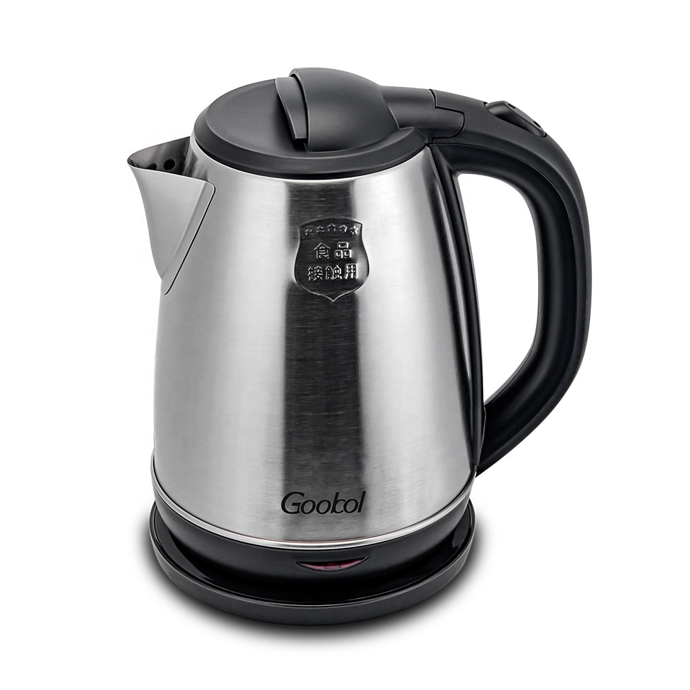 304 Stainless Steel Water 1.8l New Travel Base Black Portable Hotel Electric Kettle