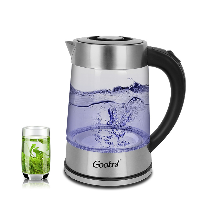 wholesale 1.7L cordless electric glass kettle High quality home appliance prices  kettle electric