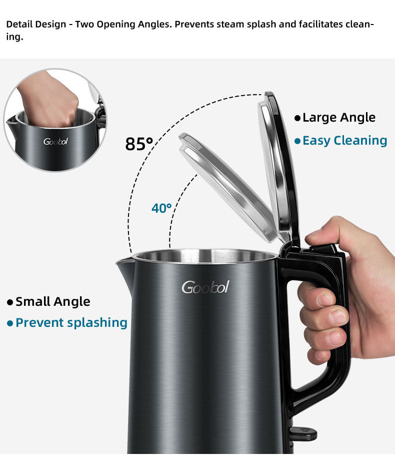 Hotel food grade electric bottle 0.8L 220V warmer electric kettle manufacturer small electric hot steam water Kettle