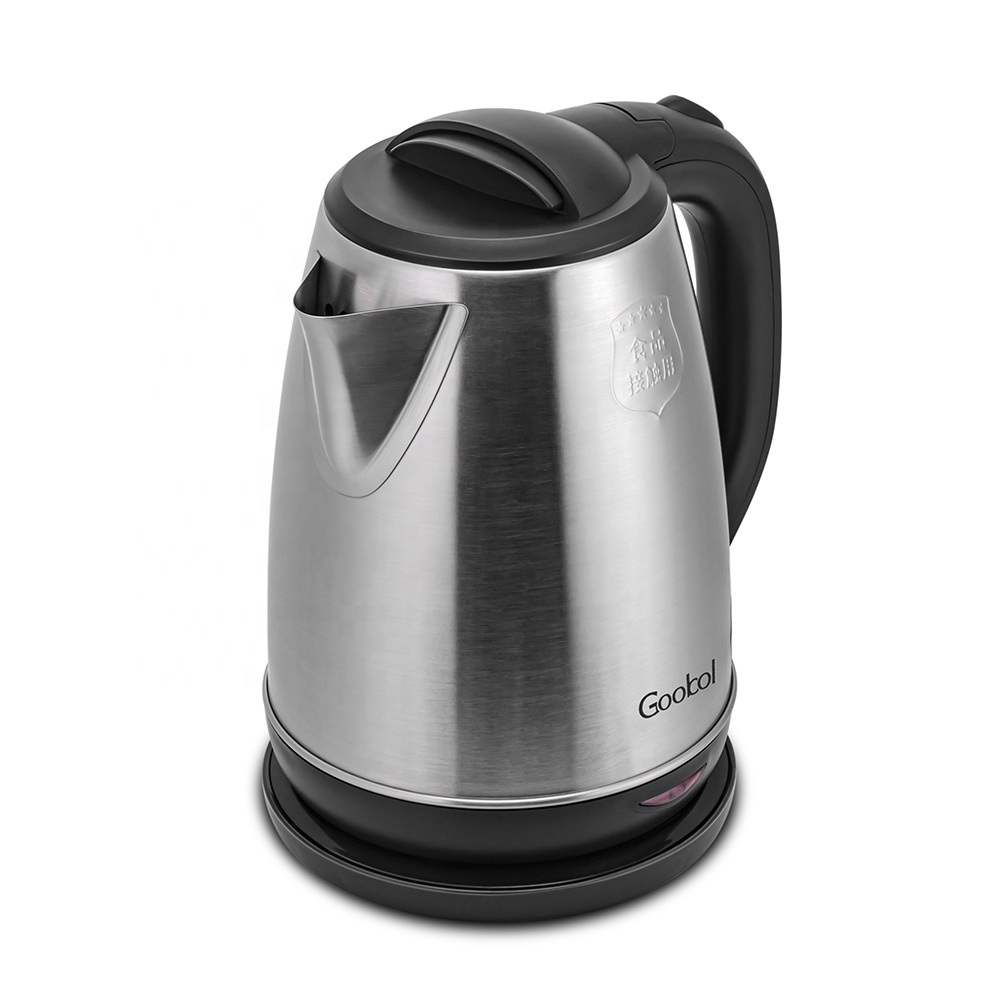 304 Stainless Steel Water 1.8l New Travel Base Black Portable Hotel Electric Kettle