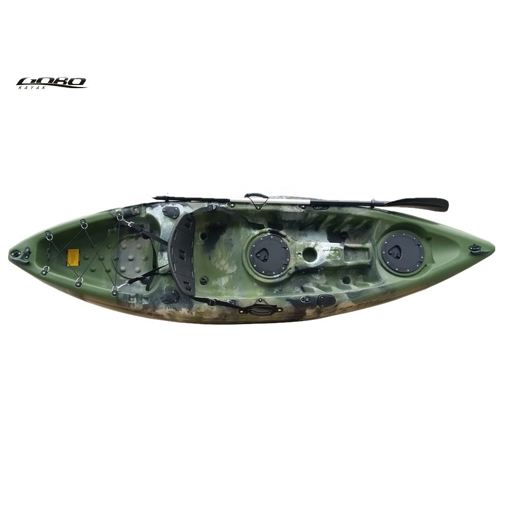 No Inflatable new single sit on top plastic fishing kayak small boat for sale