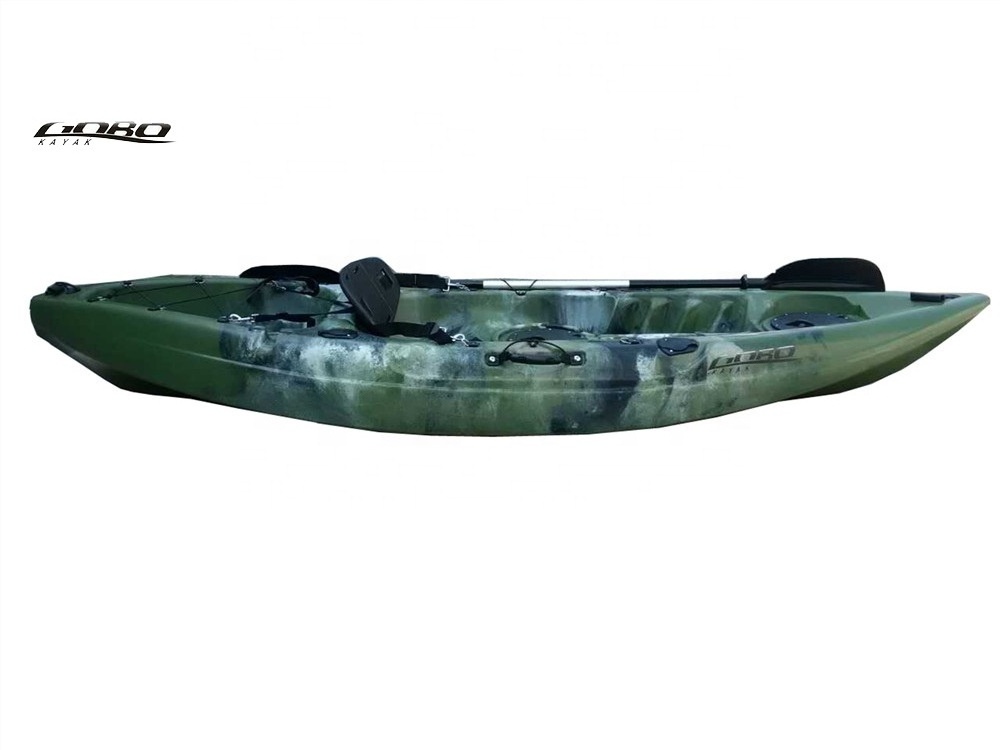 No Inflatable new single sit on top plastic fishing kayak small boat for sale