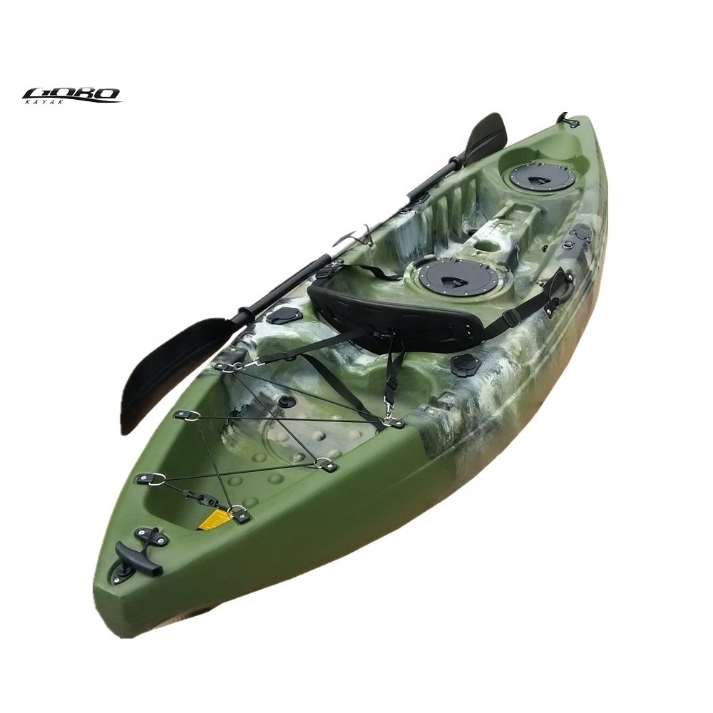 No Inflatable new single sit on top plastic fishing kayak small boat for sale