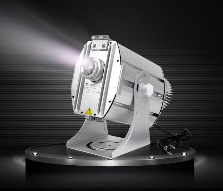 Waterproof Outdoor Ip65 80w Advertising Logo Projector 4 Slides Led Gobo Projector With Customized Gobos