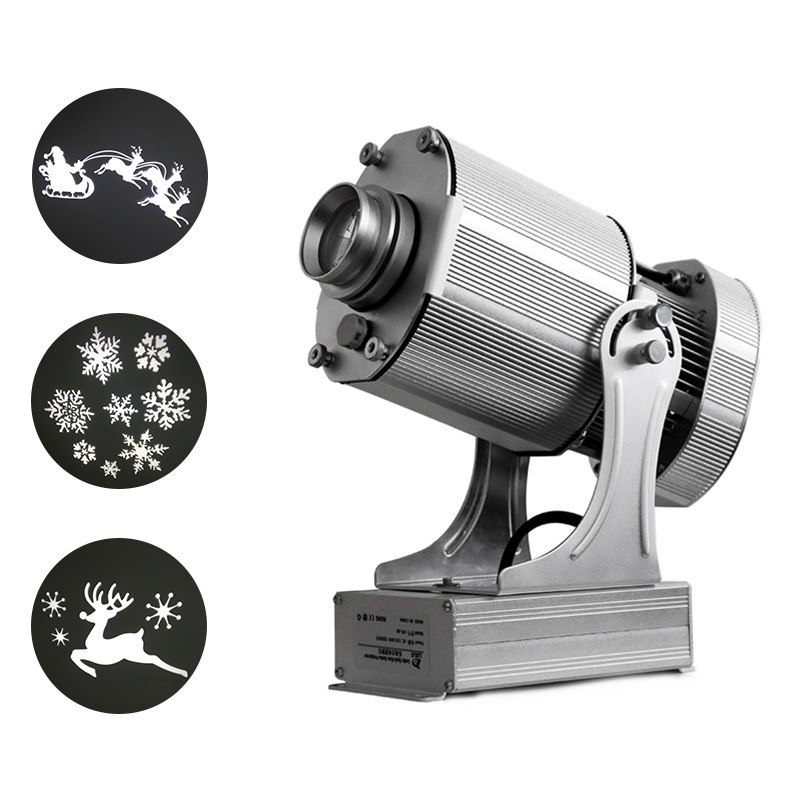 Outdoor Christmas 80 Watt Logo Projector Led Rotating Advertising Gobo Projector Lights