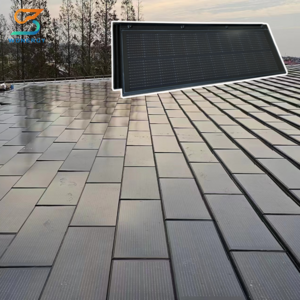 Panneaux Solaires Flat Solar Roof Photovoltaic Solar Dachziegel Panel In The Shape Of Tiles