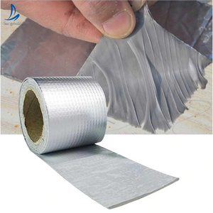 Metal Cement Glass Roof Leakage Repair Strong Self Adhesive Butyl Rubber Aluminum Tape And Waterproof Membrane