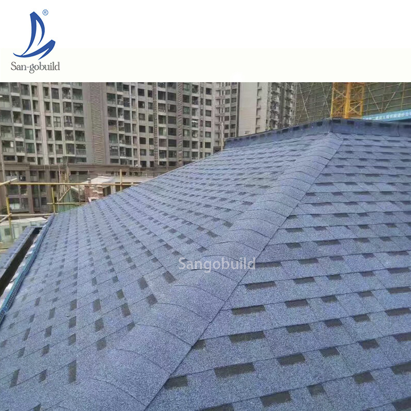 Construction materials laminated bitumen roof laminated tiles waterproof roof asphalt shingles Indonesia India Kenya Zimbabwe