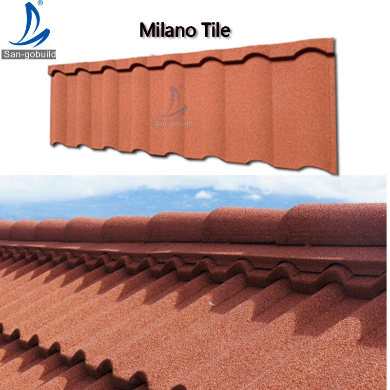 High quality metal roof price manufacturer of stone coated roof sheet, charcoal corrugated stone coated steel roofing tile