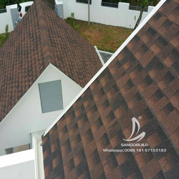 Black Color Fish Scale Asphalt Roofing Sheet Fiberglass Bitumen Shingles For House Gazebo Philippines Cambodia