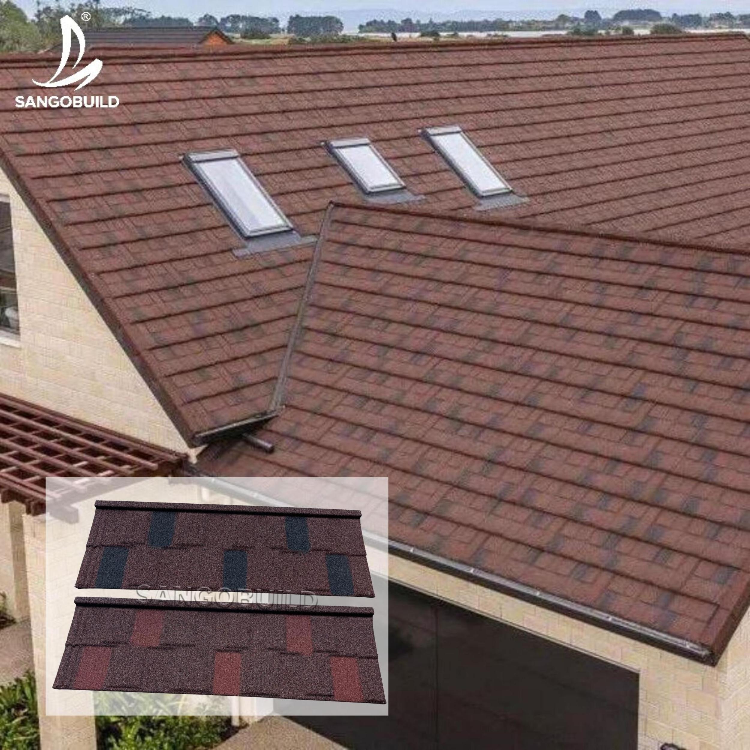 Canaletas Para Agua De Lluvia French Roof Tile Price Stone Coated Roofing Metal Tile in United States