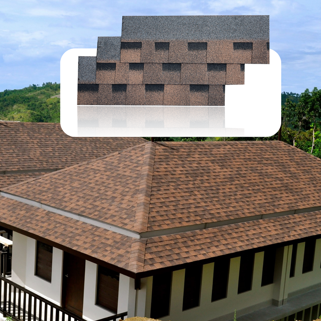 US Certification Architectural Roofing Tile Manufacturer China Red Laminated Roof Asphalt Shingles For House