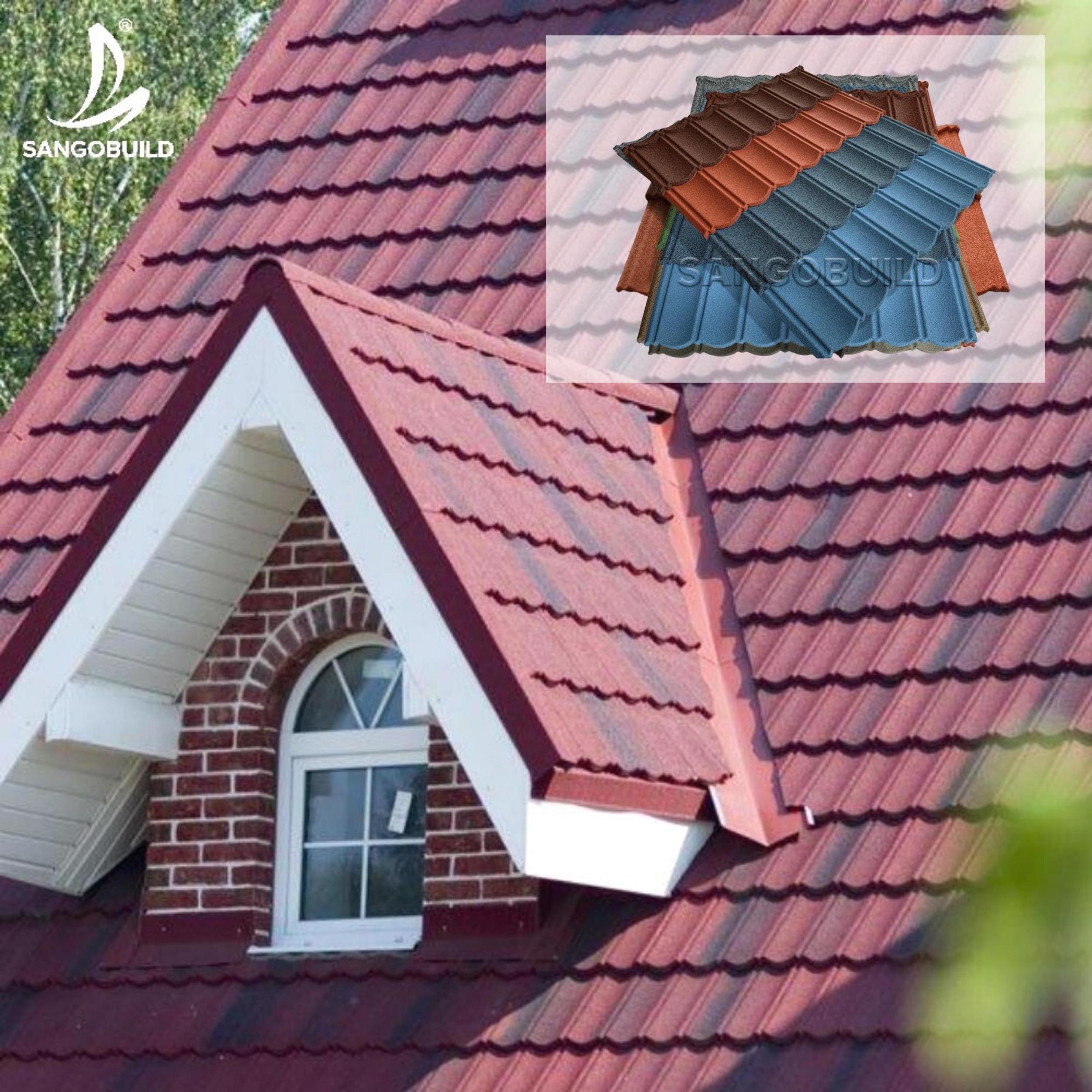 Canaletas Para Agua De Lluvia French Roof Tile Price Stone Coated Roofing Metal Tile in United States