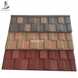 Hot sale Decorative Color Stone Coated Metal Aluminum Roof Tiles Corrugated Metals Roofing Sheet For Tiles House