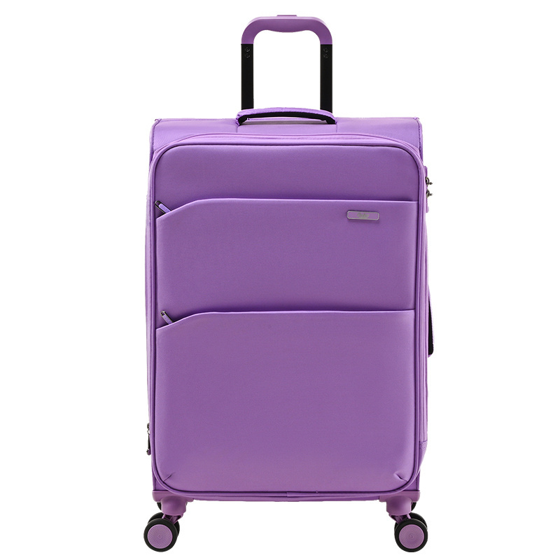 Wholesale Customize Trolley Luggage Business Travel Bag Luggage Large Capacity Carry-on Suitcase Oxford Fabric Soft Luggage