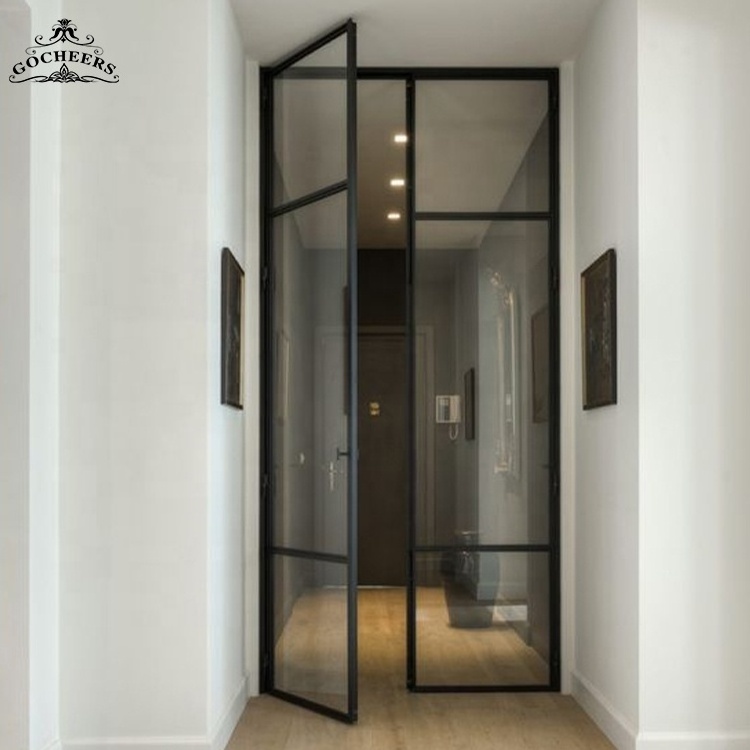 GC french modernized doors metal bedroom soundproof door steel doors for home