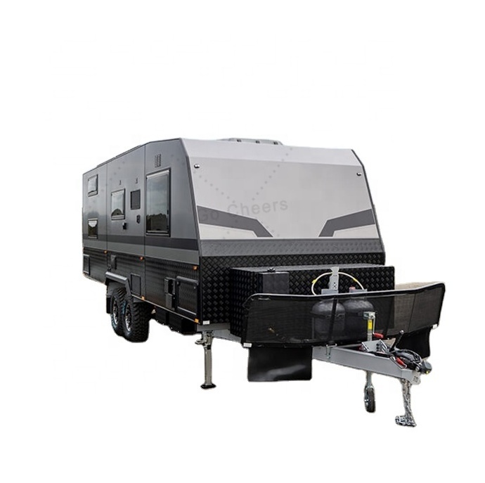 19 22ft hybrid caravan rv trailer camper rv shower toilet combo caravan camping trailer offroad 4x4 camper caravans-for-sale