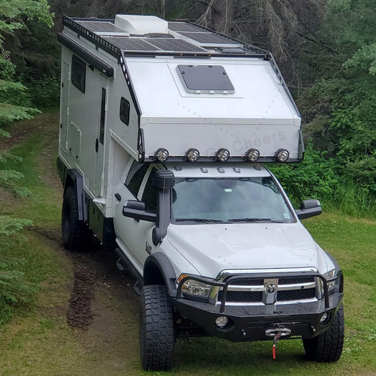 Fiberglass slide-in camper Pickup Camper trailer 4x4  Lightweight shell camper for pickup slide