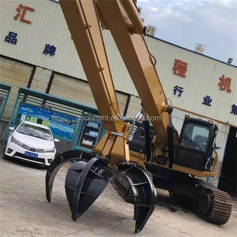 Rotation Or No-Rotation Orange Peel Grab Excavator Hydraulic Orange Peel Clamp For Garbage