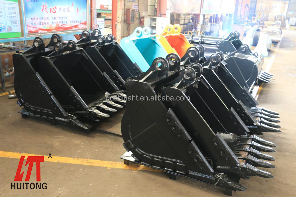 Excavator Heavy Duty Bucket Excavator Rock Kobelco/Komatsu/Hitachi/Caterpillar Bucket for 60ton excavator with pins.