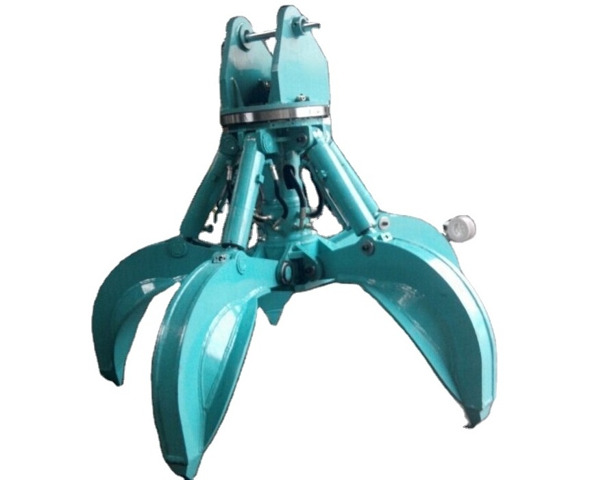 Rotation Or No-Rotation Orange Peel Grab Excavator Hydraulic Orange Peel Clamp For Garbage