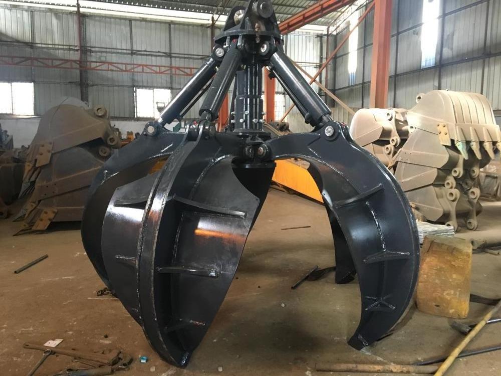 Rotation Or No-Rotation Orange Peel Grab Excavator Hydraulic Orange Peel Clamp For Garbage