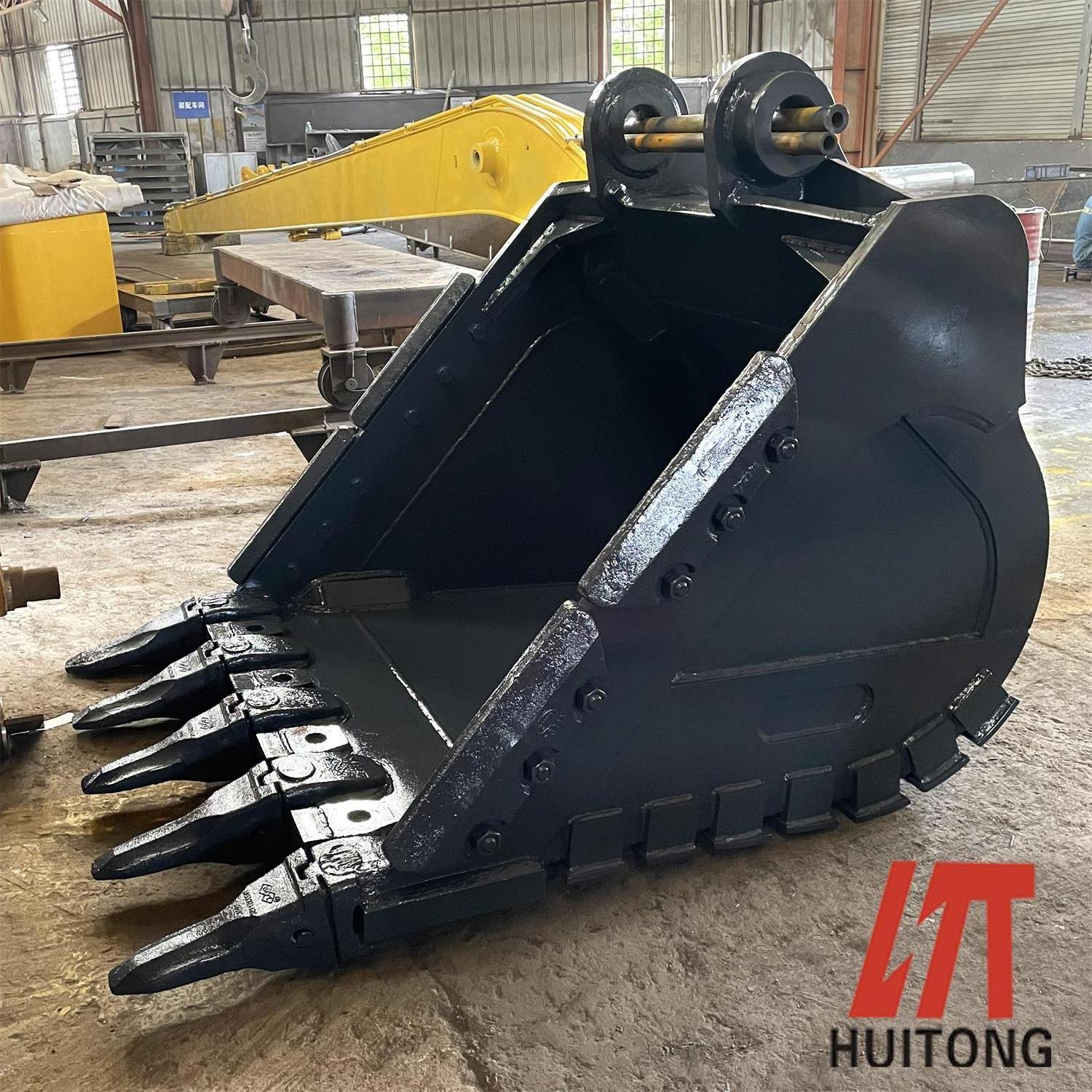 Excavator Heavy Duty Bucket Excavator Rock Kobelco/Komatsu/Hitachi/Caterpillar Bucket for 60ton excavator with pins.