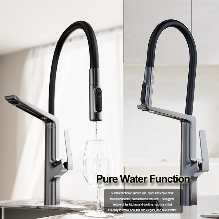 Modern Three Way Health Water Purifier Sink Mixer Tap Faucet Filter Three 3 Way Kitchen Faucet