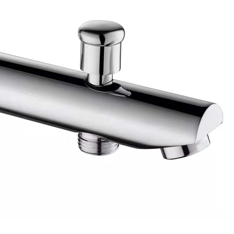 Wall Mount Bathtub Spout Taps Waterfall Shower Faucet Bath Spout For Bathroom