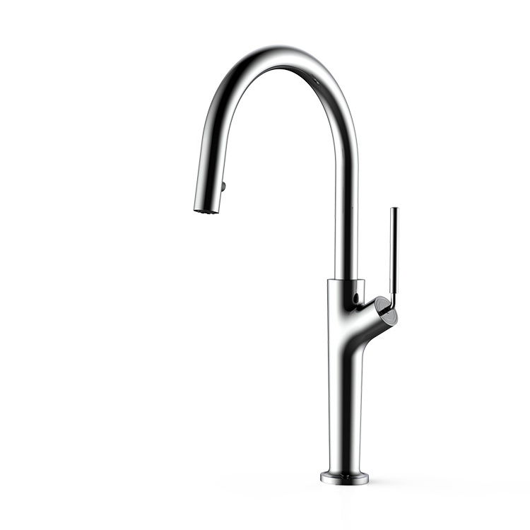 360 Degree Rotation Flexible Hose Kitchen Faucet Sanitary Single Handle Sink Tap