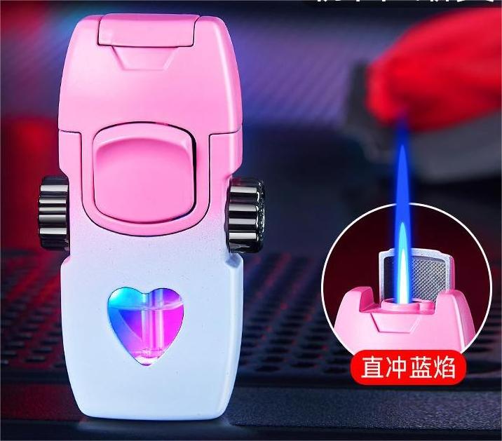 novelty lighter finger tip top gas lighter gyroscope lighter unique gifts for wen or women