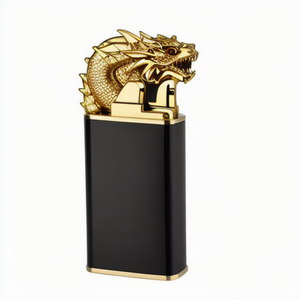 2024 hot sale  crocodile Novelty  jet Cigarette Lighter Switchable Flame Ready To Ship Smoking Accessories Cigar Dragon Lighter